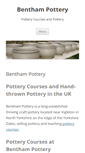 Mobile Screenshot of benthampottery.com